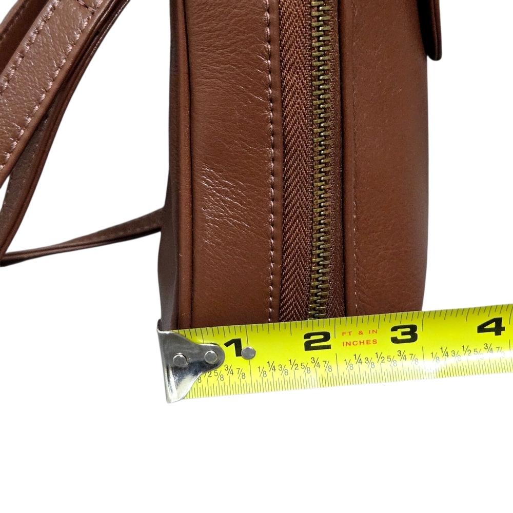 Minooy Aphrodite Crossbody Bag 1.5L Brown Chic Portable Everyday Phone Purse - Picture 12 of 12